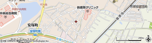 三重県鈴鹿市安塚町980周辺の地図