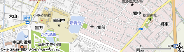 愛知県幸田町（額田郡）横落周辺の地図