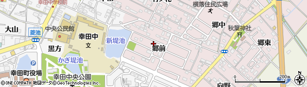 愛知県額田郡幸田町横落郷前201周辺の地図