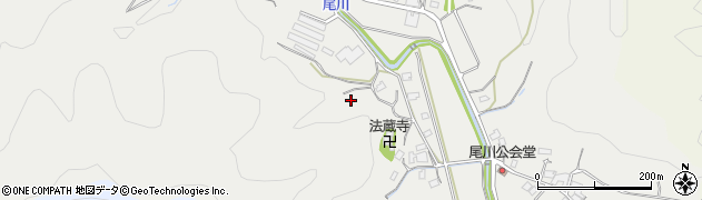 静岡県島田市尾川周辺の地図