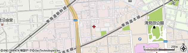みずがめ水道　清水区・焼津周辺の地図