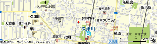 京都府城陽市平川指月110周辺の地図