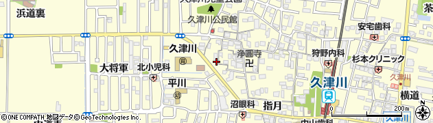 京都府城陽市平川指月128周辺の地図