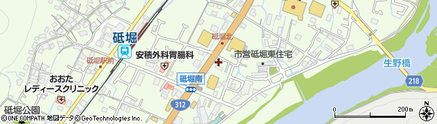 兵庫県姫路市砥堀132周辺の地図
