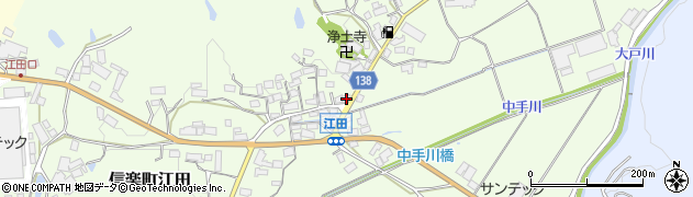滋賀県甲賀市信楽町江田440周辺の地図