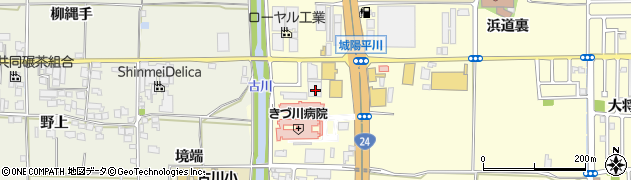 京都府城陽市平川西六反46周辺の地図
