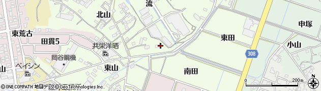 愛知県西尾市法光寺町東山11周辺の地図
