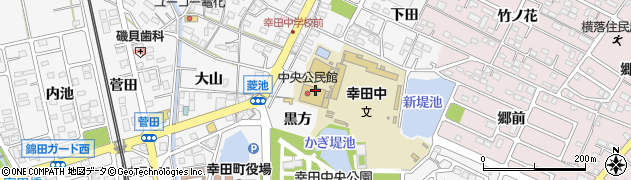 幸田町役場　教育相談室周辺の地図