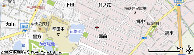 愛知県額田郡幸田町横落郷前182周辺の地図