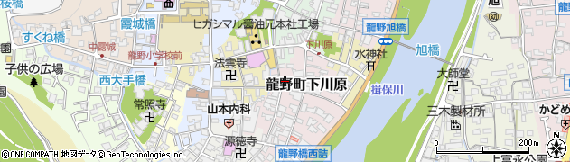 兵庫県たつの市龍野町下川原21周辺の地図