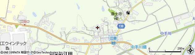 滋賀県甲賀市信楽町江田409周辺の地図