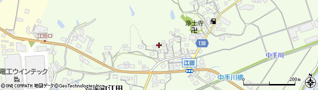 滋賀県甲賀市信楽町江田407周辺の地図