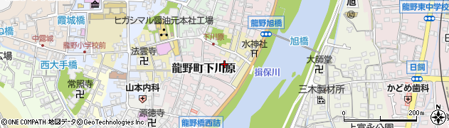 兵庫県たつの市龍野町下川原239周辺の地図