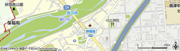 静岡県焼津市保福島762周辺の地図