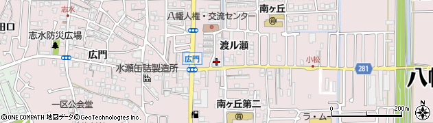 京都府八幡市八幡軸73周辺の地図