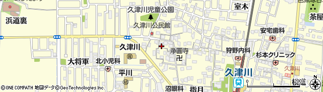 京都府城陽市平川指月140周辺の地図