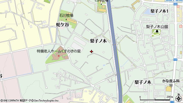 〒470-2309 愛知県知多郡武豊町梨子ノ木の地図