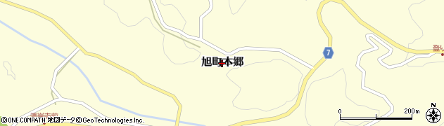 島根県浜田市旭町本郷周辺の地図