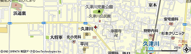 京都府城陽市平川指月143周辺の地図