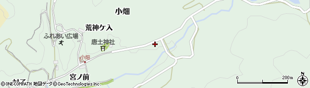 愛知県新城市小畑権現12周辺の地図