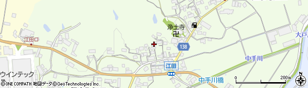 滋賀県甲賀市信楽町江田425周辺の地図