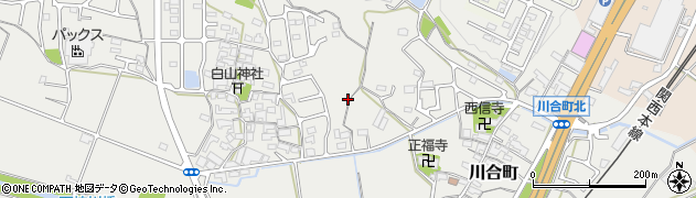 三重県亀山市川合町周辺の地図