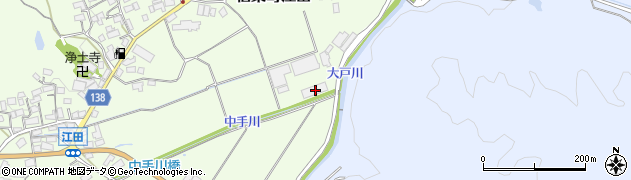 滋賀県甲賀市信楽町江田831周辺の地図