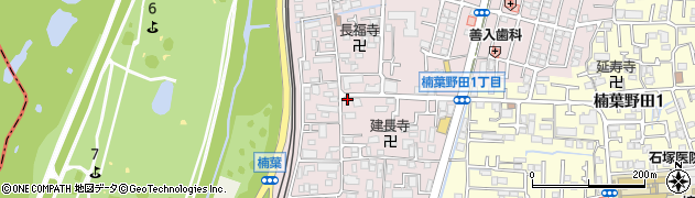 大阪府枚方市町楠葉周辺の地図