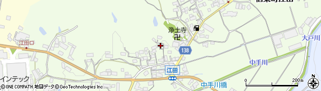 滋賀県甲賀市信楽町江田427周辺の地図
