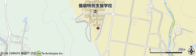 兵庫県たつの市揖西町中垣内乙周辺の地図
