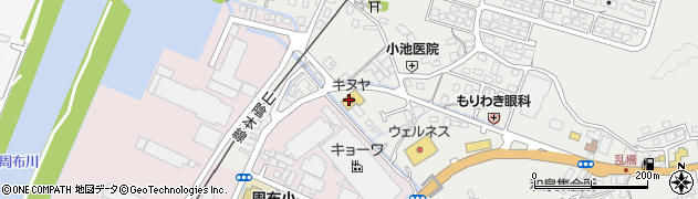 キヌヤ　ひなし店周辺の地図