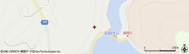 浜田ダム周辺の地図