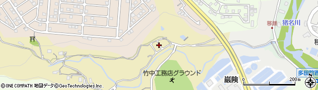 兵庫県川西市柳谷（阿津知平）周辺の地図