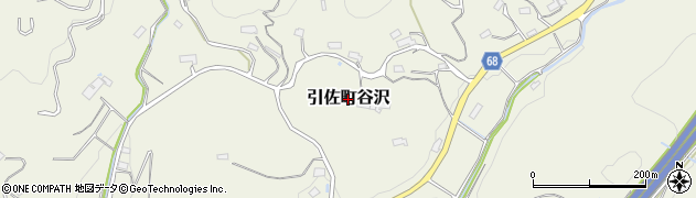 静岡県浜松市浜名区引佐町谷沢周辺の地図