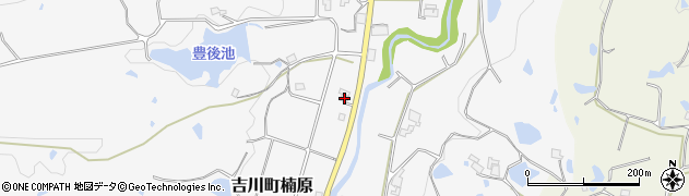 兵庫県三木市吉川町楠原231周辺の地図
