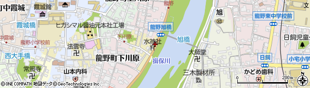 兵庫県たつの市龍野町水神町262周辺の地図