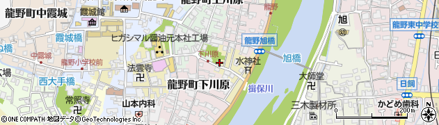 兵庫県たつの市龍野町水神町182周辺の地図