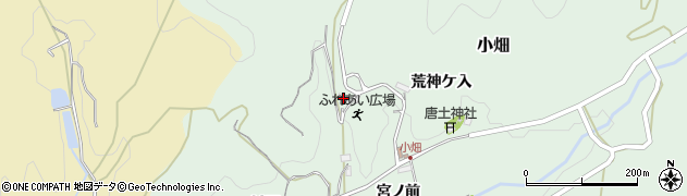 愛知県新城市小畑（前父）周辺の地図
