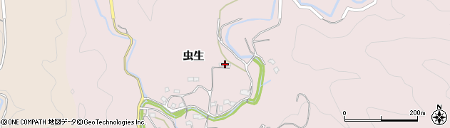 静岡県磐田市虫生404周辺の地図