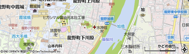 兵庫県たつの市龍野町水神町211周辺の地図