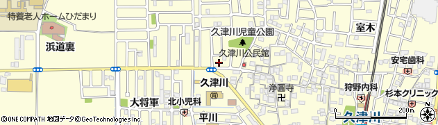 京都府城陽市平川野原4周辺の地図