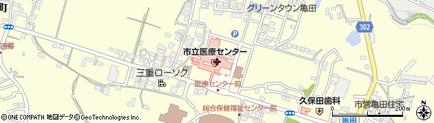 日本調剤　亀山薬局周辺の地図