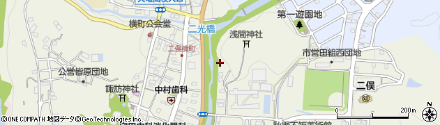 二俣川周辺の地図