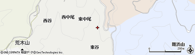京都府宇治田原町（綴喜郡）荒木（東谷）周辺の地図