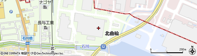 愛知県知多郡武豊町北曲輪周辺の地図