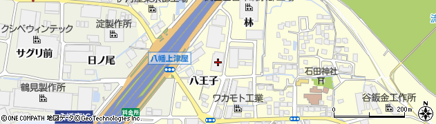 京都府八幡市上津屋林60-4周辺の地図