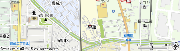愛知県知多郡武豊町中蓮周辺の地図