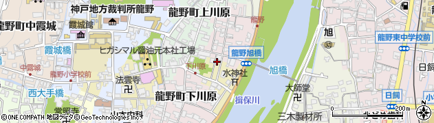 兵庫県たつの市龍野町水神町198周辺の地図