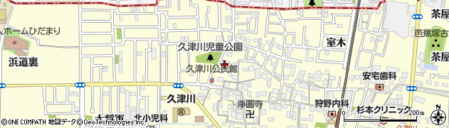 京都府城陽市平川野原50周辺の地図