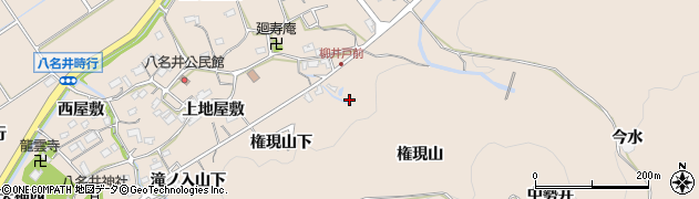 愛知県新城市八名井（中勢井）周辺の地図
